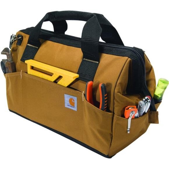 Tool Bag, Large (16-Inch), Brown - Picture 4 of 7